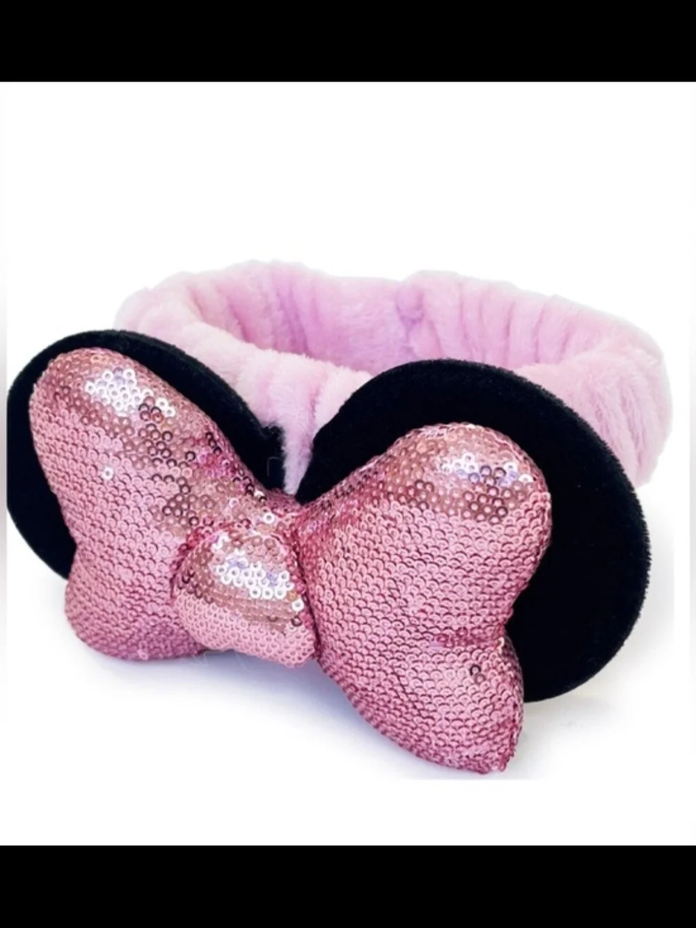 The Creme Shop & Minni Mouse Sequin Spa Headband